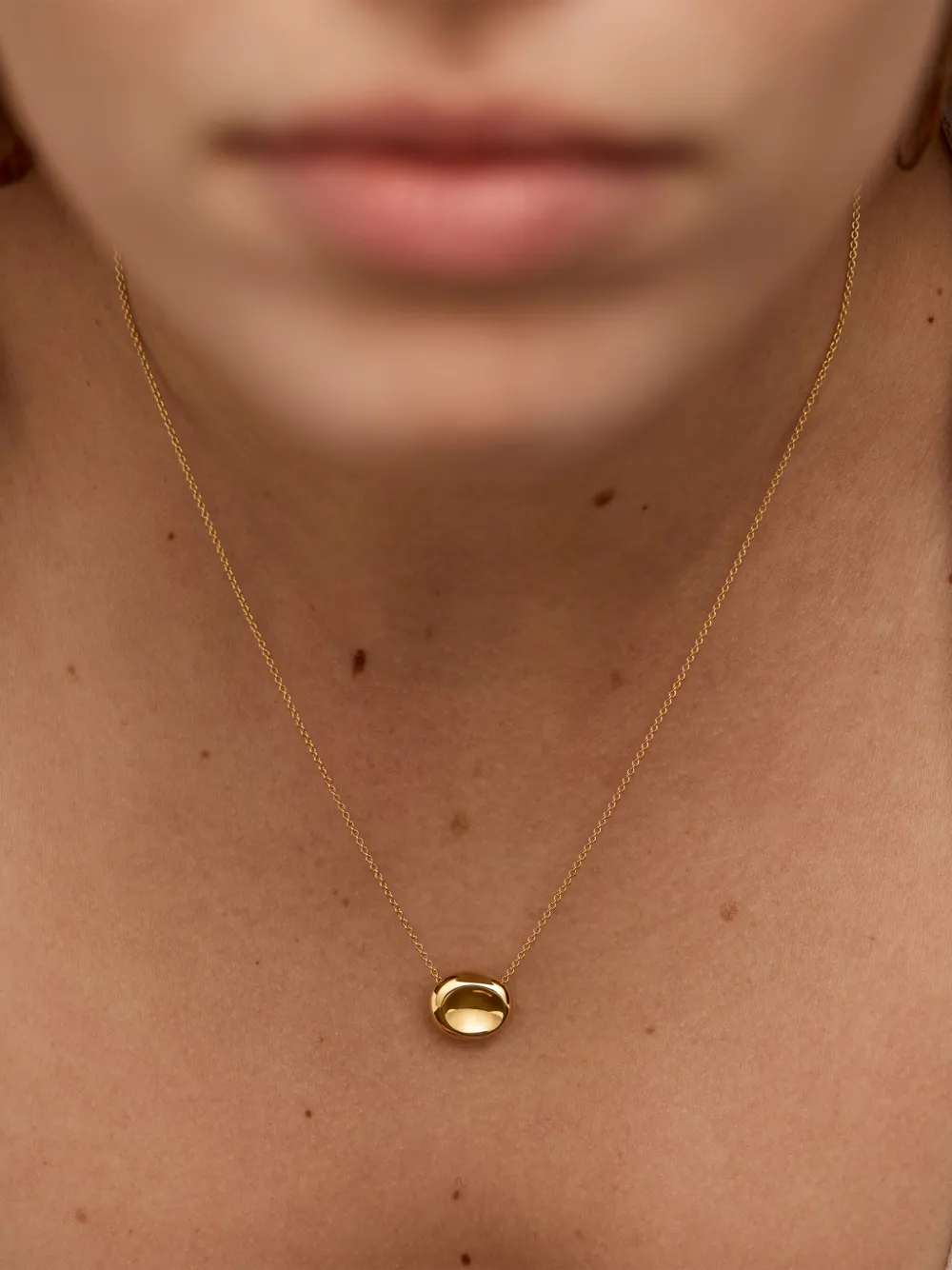 Monica Vinader Aria halsketting - Goud
