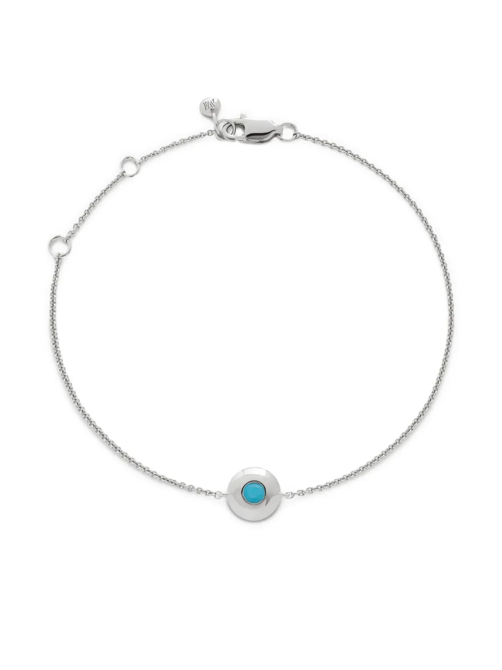 Monica Vinader December Turquoise Birthstone bracelet | Silver | Image 1