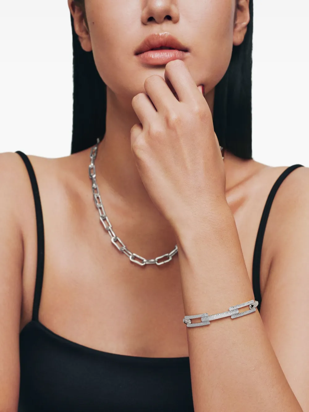 Monica Vinader Signature Link diamond bracelet | Image 2