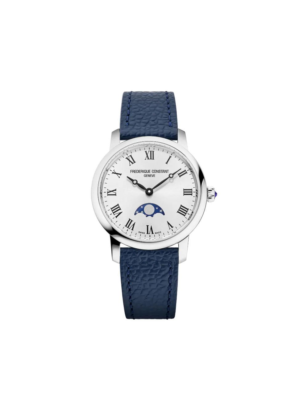 Frederique Constant Classics Slimline Moonphase 30mm - Argento