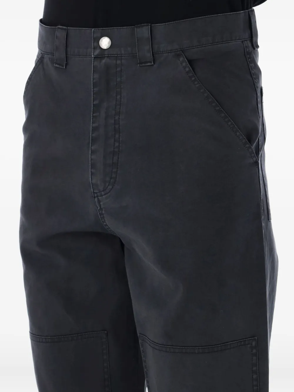 OAMC Broek met kniezakken Zwart