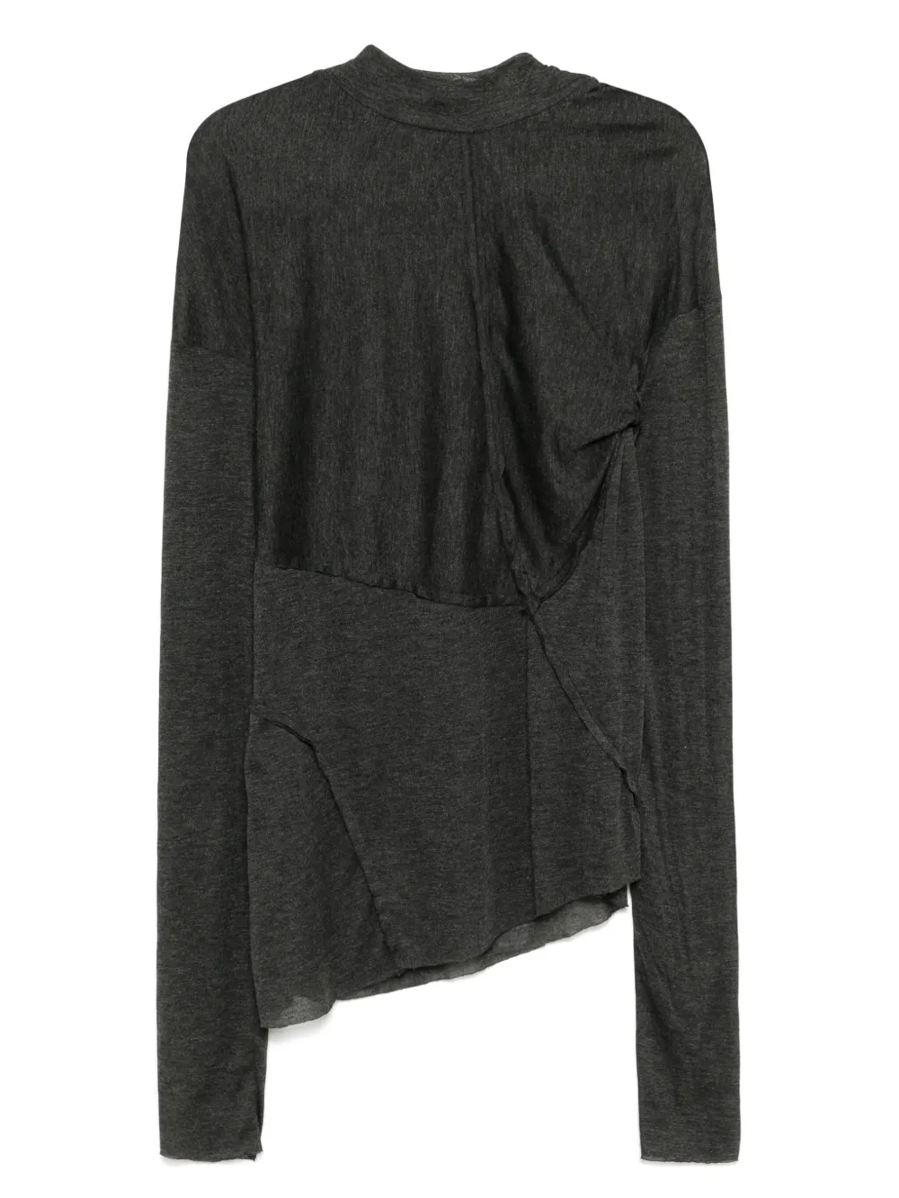 CHIAHUNG SU playera asimétrica | gris | Image 1