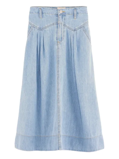 Bellerose falda midi de mezclilla Pivoine