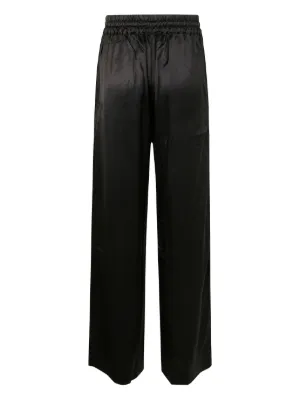 パンツ Marine Serre Satin Pants Moon Recycled Moon Jersey Capri Pants • Marine Serre