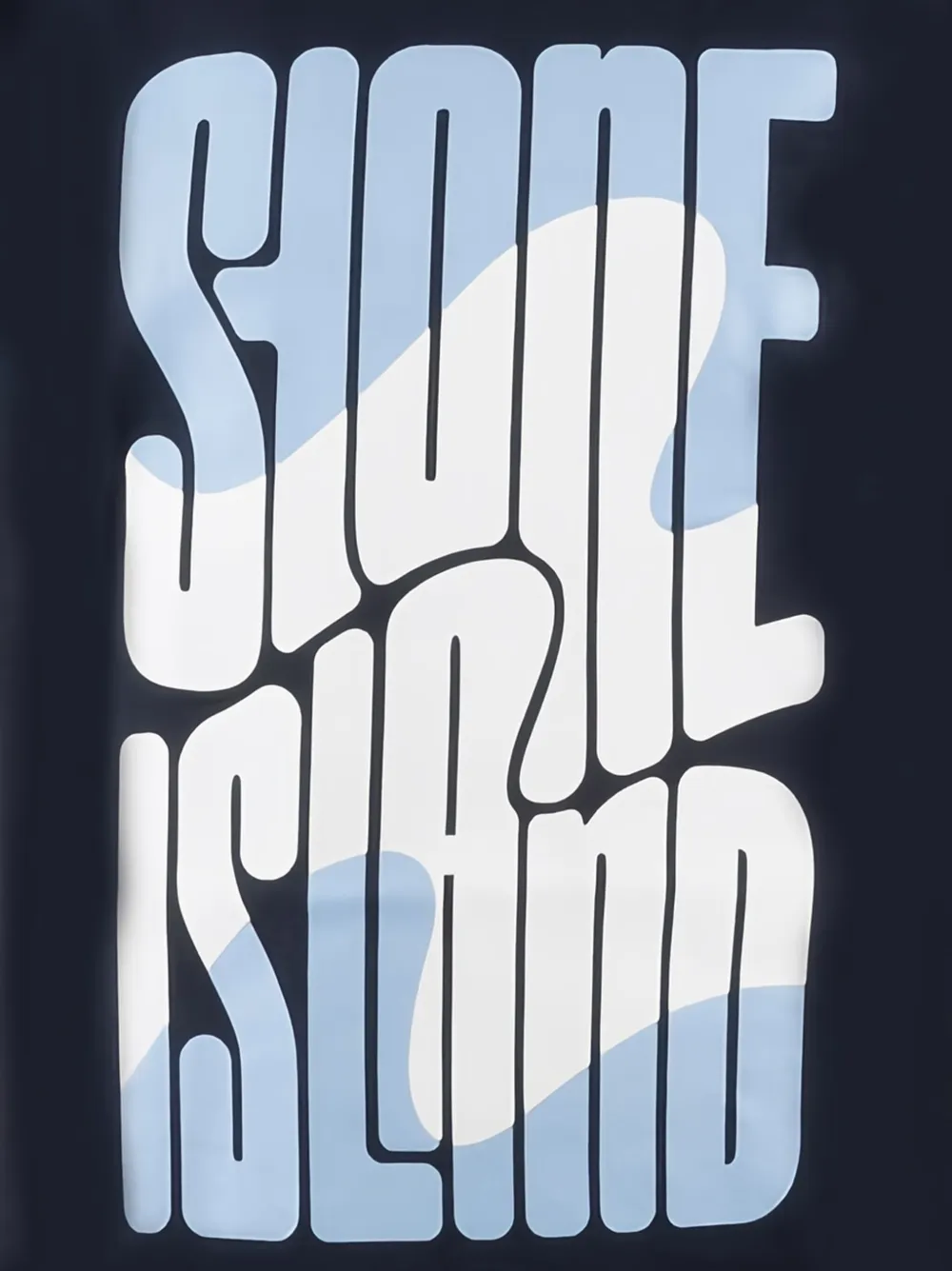 Stone Island Junior T-shirt met logoprint Blauw