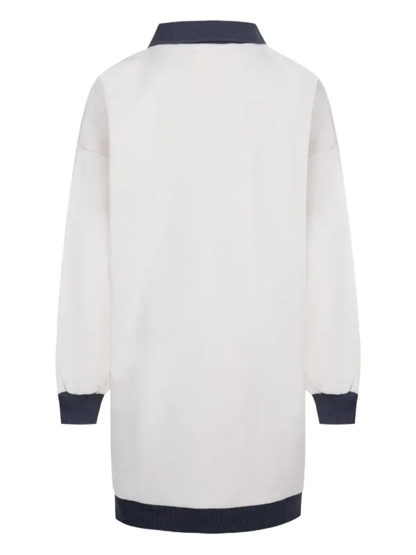 Converse Kids Logo Dress | White | FARFETCH GE