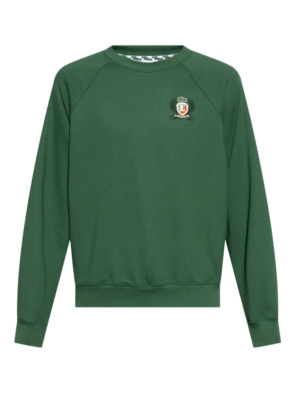 Lacoste Sweater met geborduurd embleem Groen
