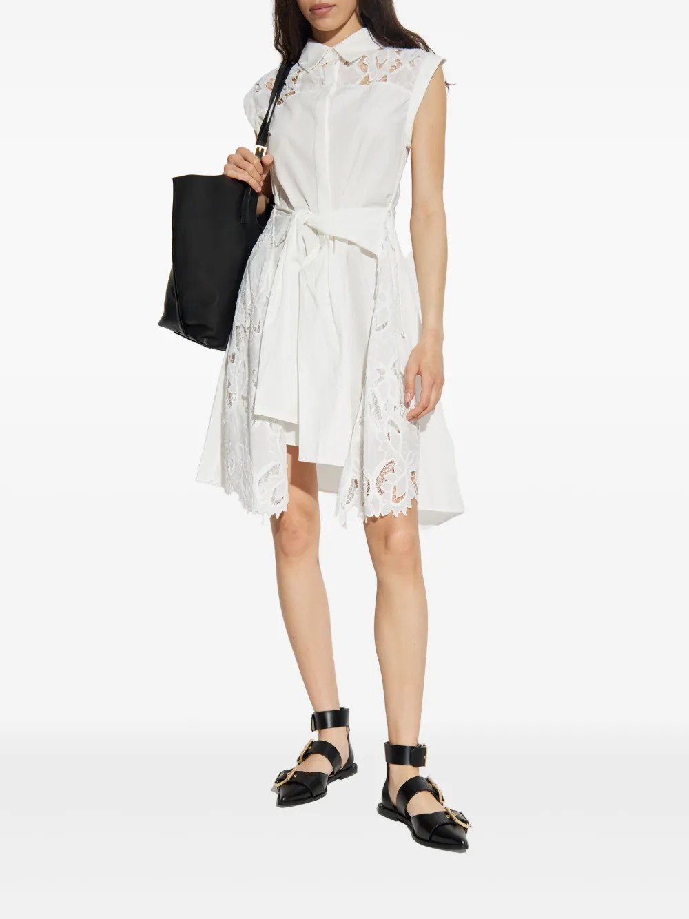 AllSaints Zola mini-jurk Wit