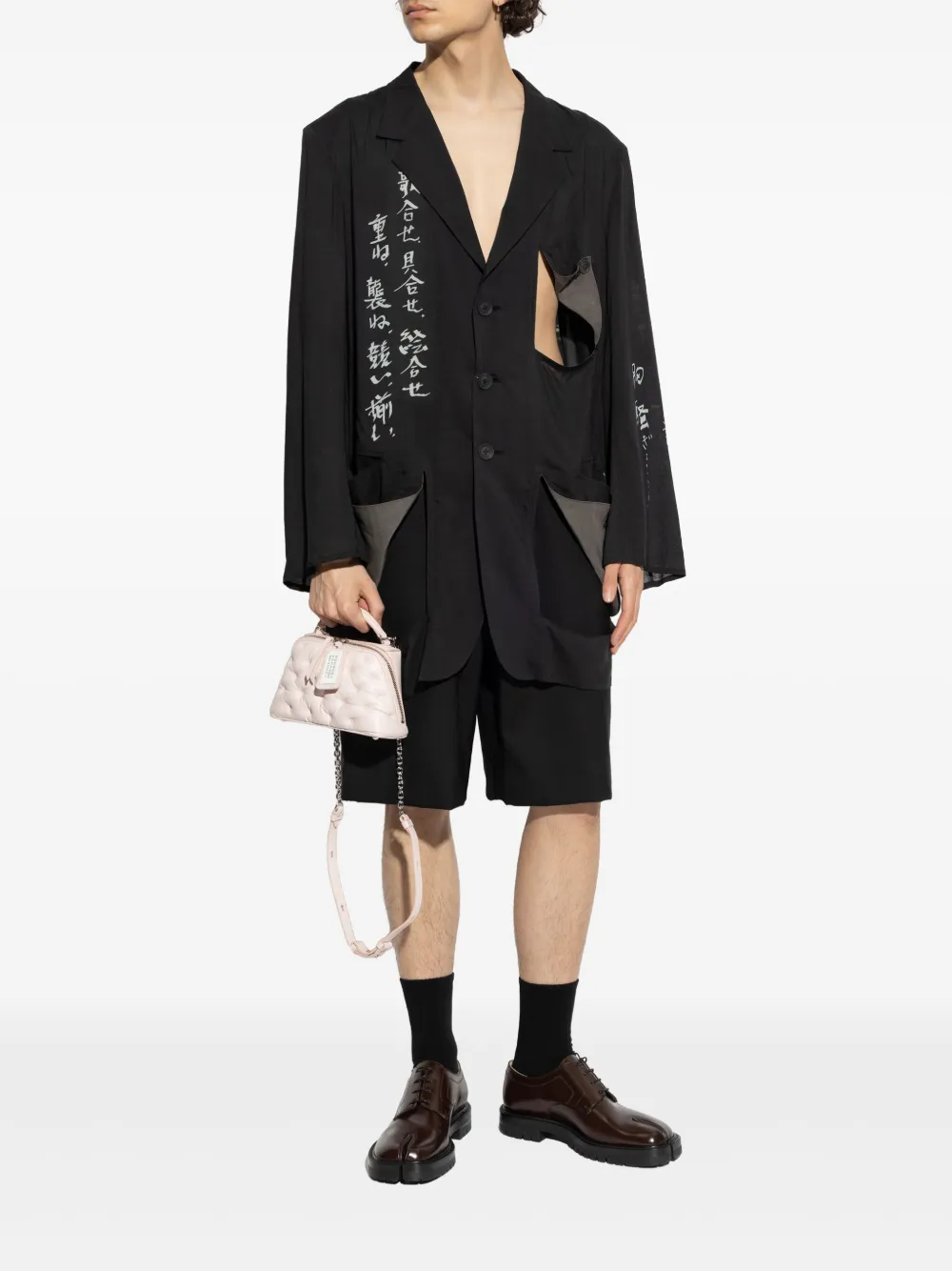 Yohji Yamamoto cut out-detail blazer | Blazers | Image 2