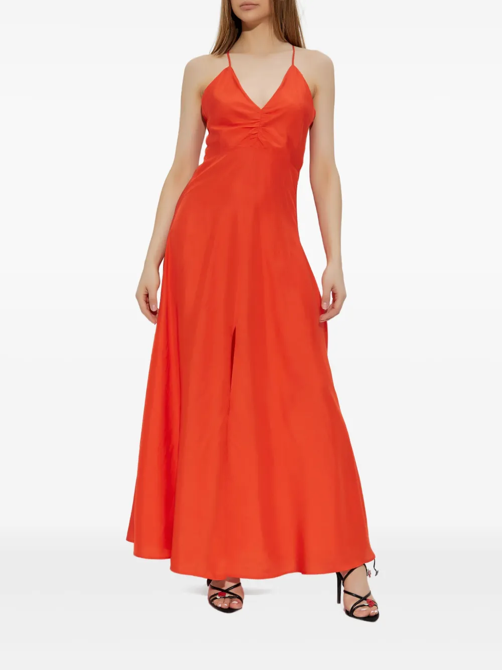 FORTE FORTE SATIN MAXI DRESS