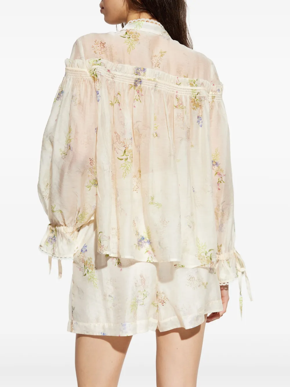 AllSaints Delphine blouse Beige