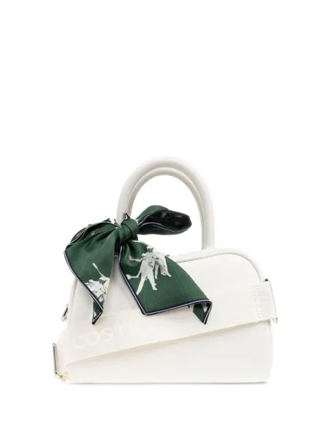 Lacoste tote de piel con detalle de mascada