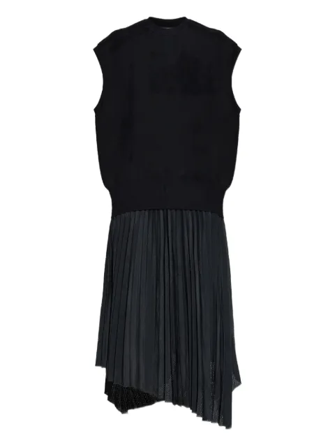 AllSaints pleated midi dress