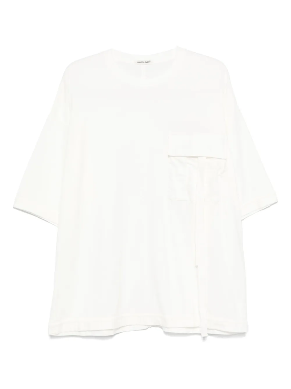 Undercover T-shirt met bandje Wit