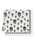 Alexander McQueen Classic Skull scarf - White