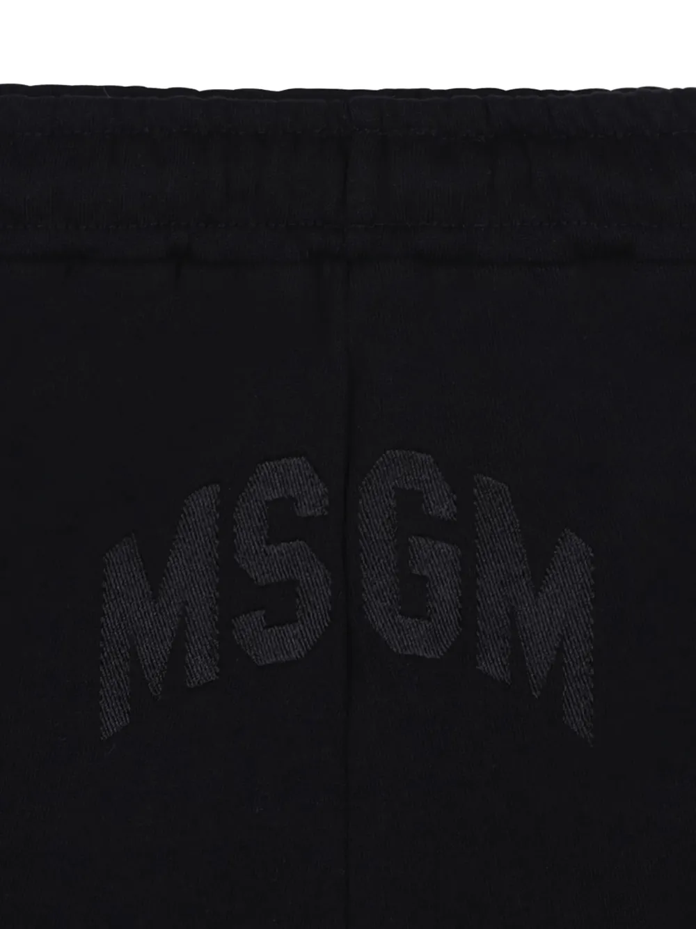 MSGM Kids Shorts met studs Zwart