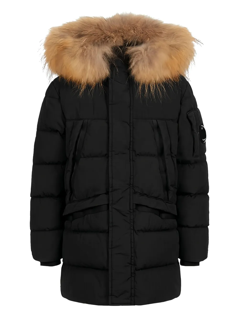 C.P. Company Kids レンズディテール コート - ブラック