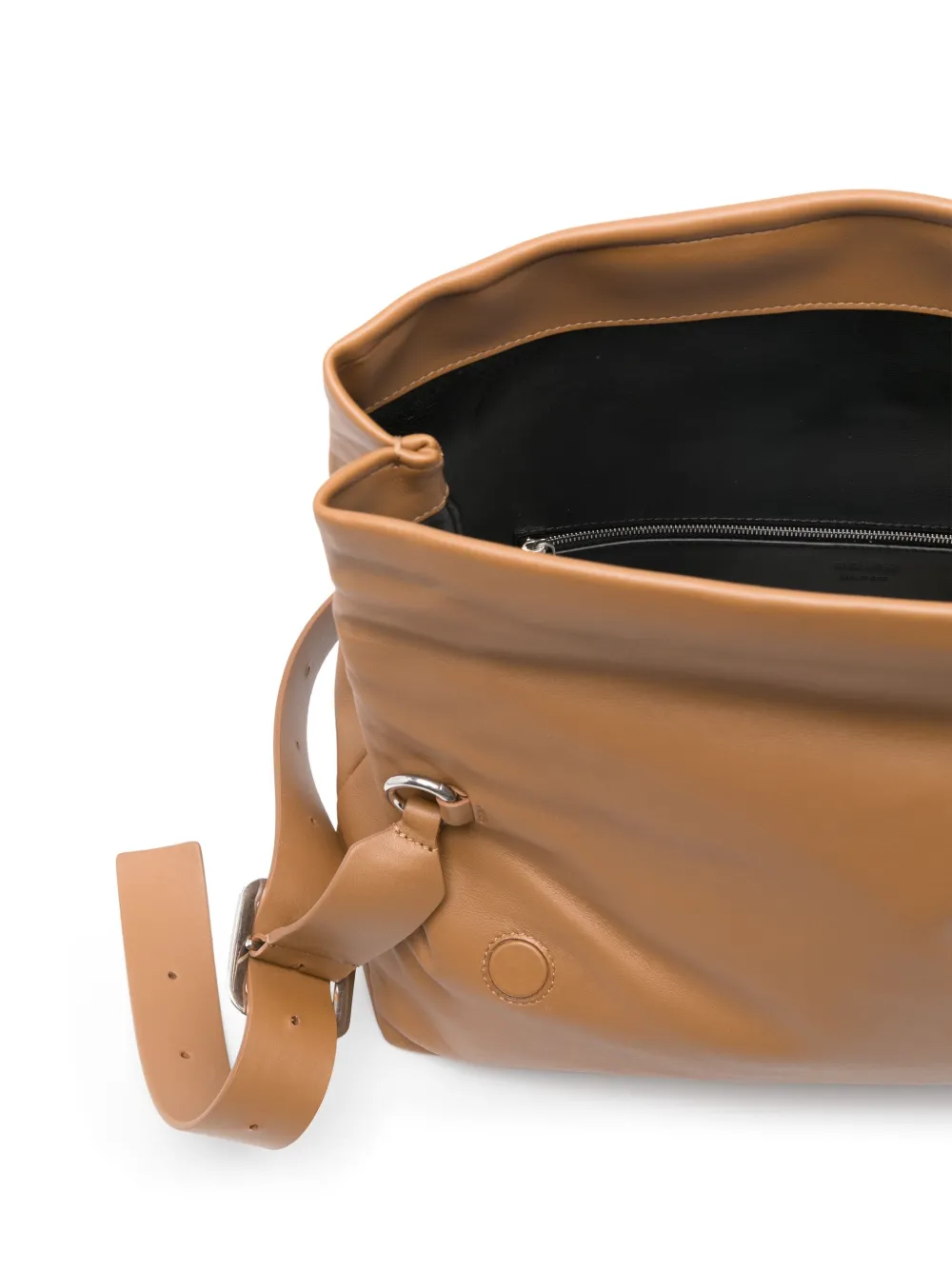 Jil Sander Rollup medium schoudertas Bruin