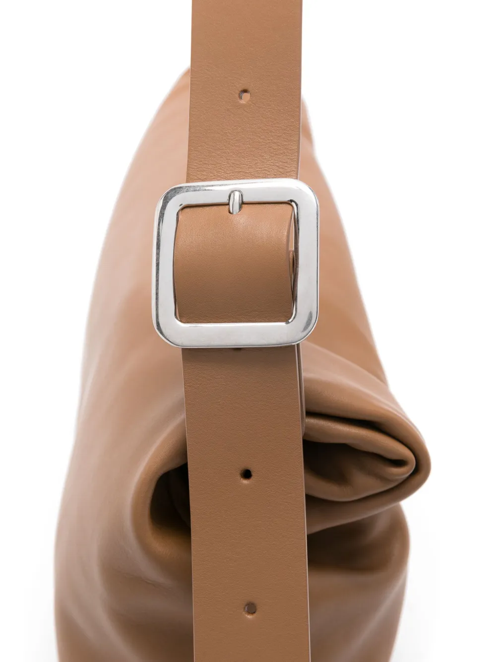 Jil Sander Rollup medium schoudertas Bruin