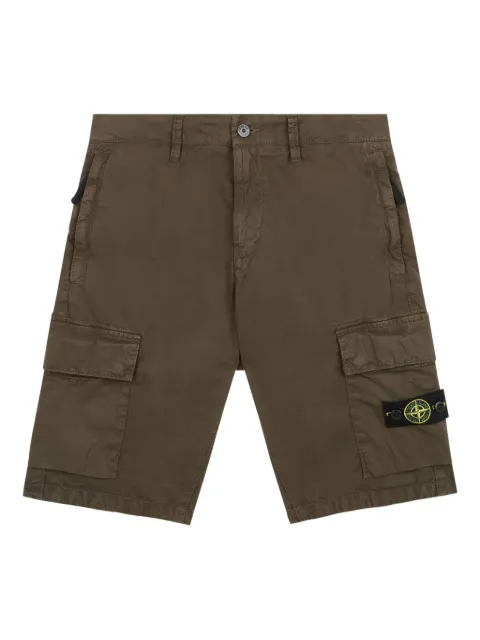 Stone Island Junior Cargo-Shorts mit Logo-Patch