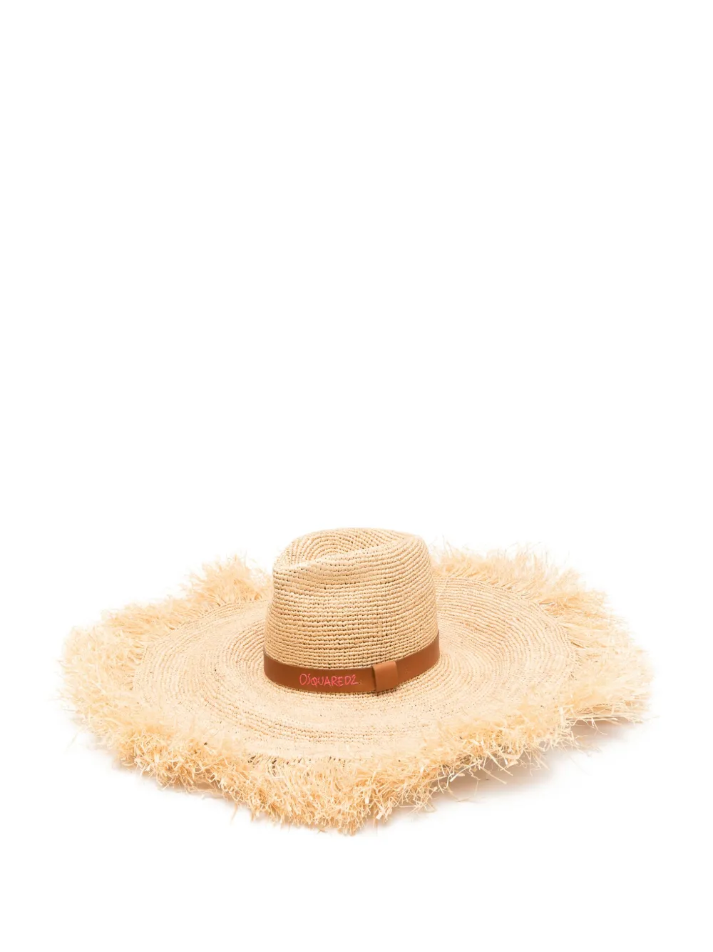 DSQUARED2 capeline en raphia | tons neutres | Image 1
