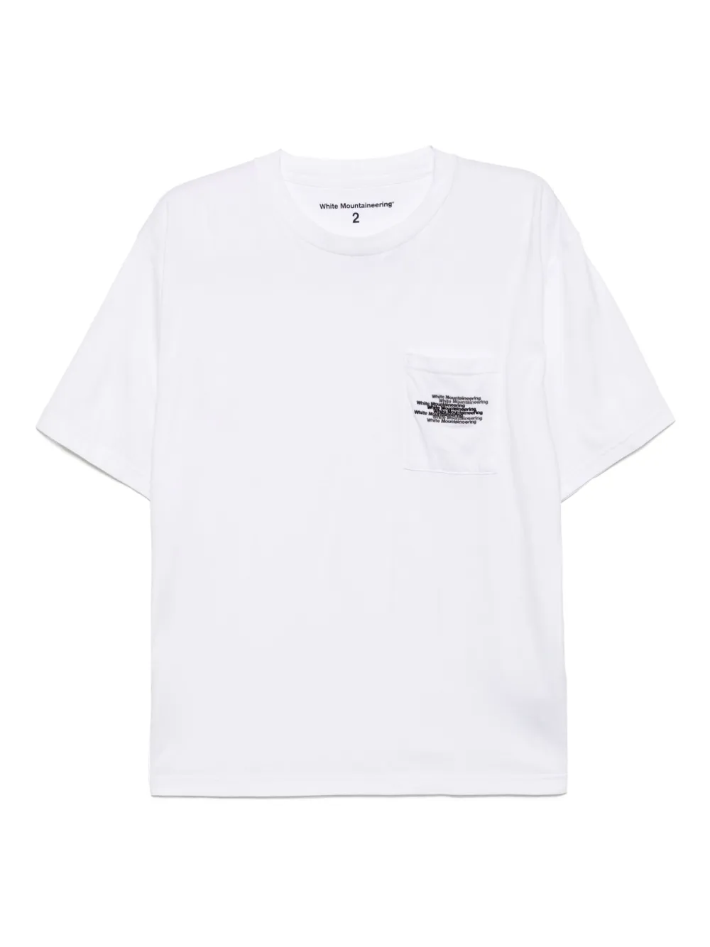 White Mountaineering playera con logo | blanco | Image 1