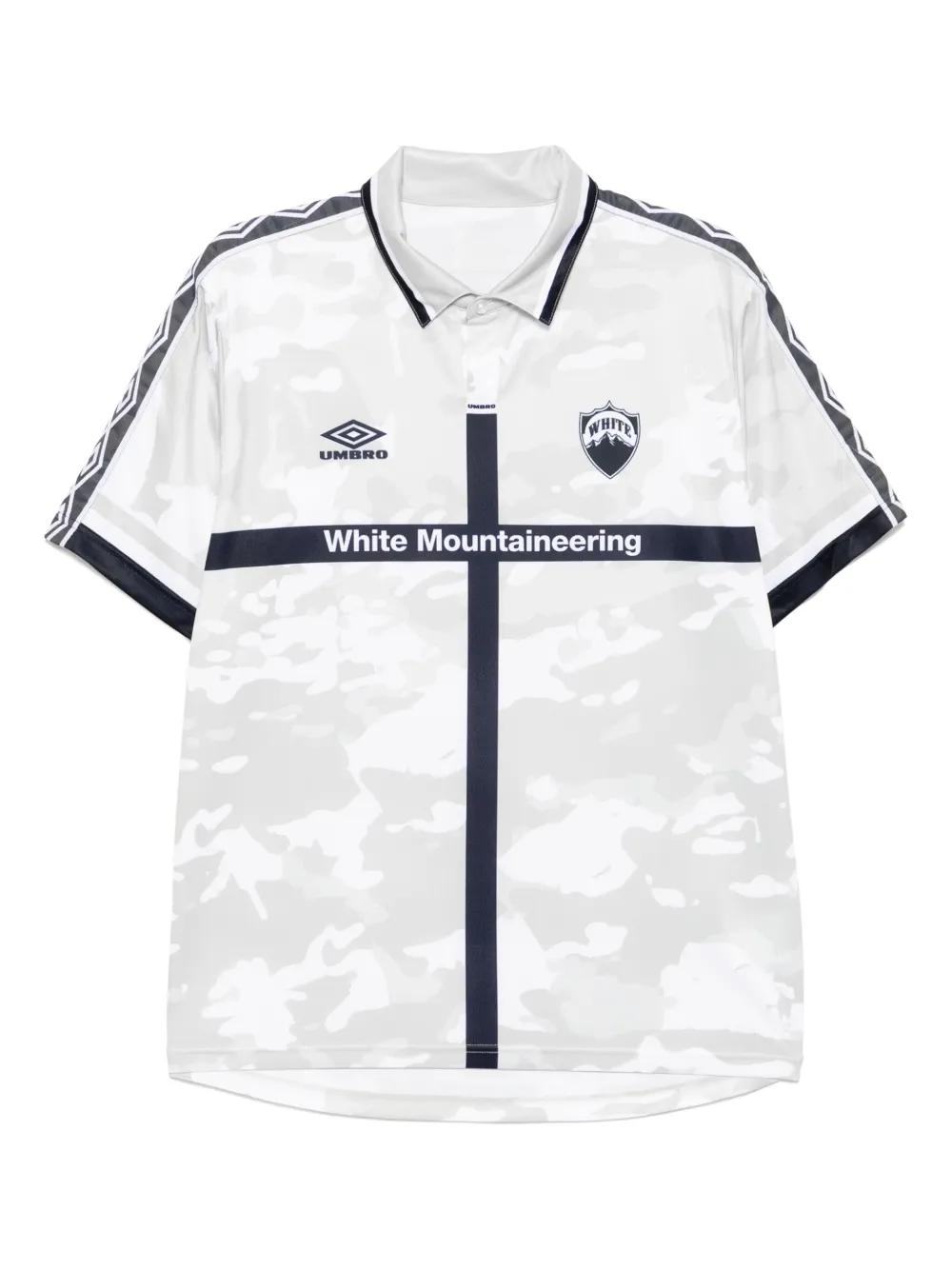 White Mountaineering футболка Uniform из коллаборации с Umbro | серый | Image 1