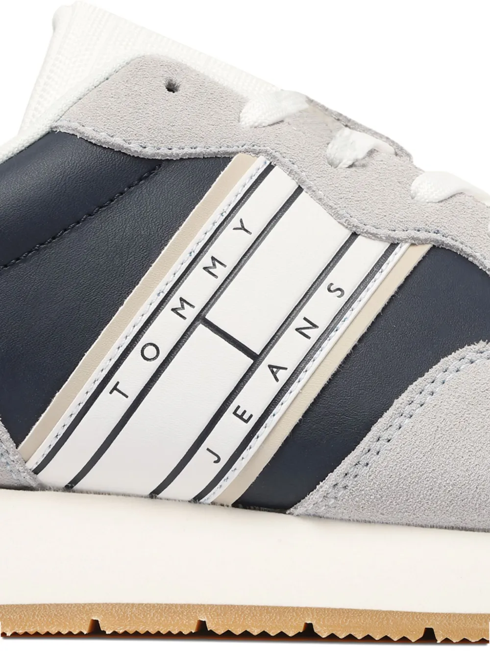 Tommy Jeans leather sneakers Grey