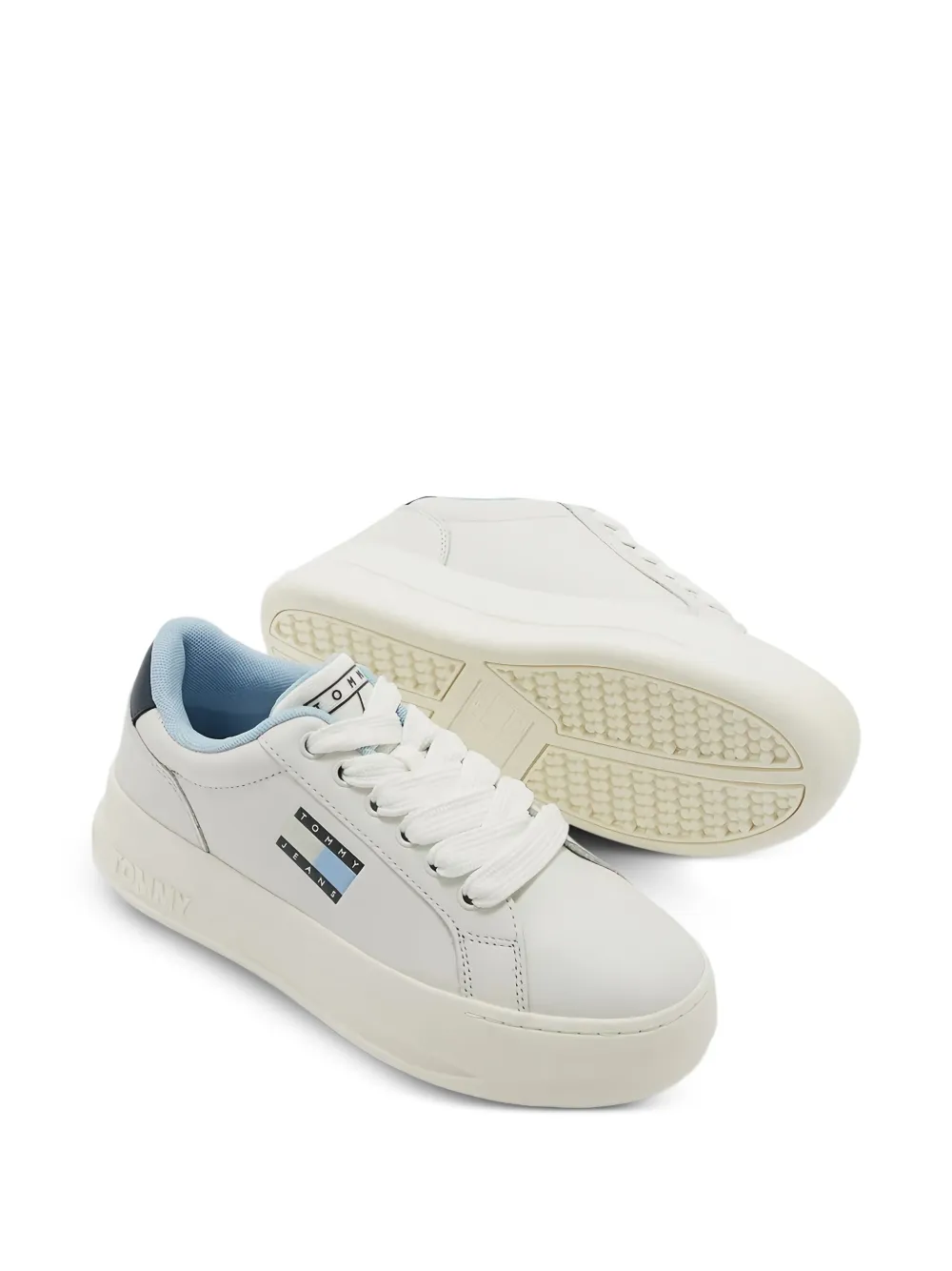 Tommy Hilfiger leather sneakers White