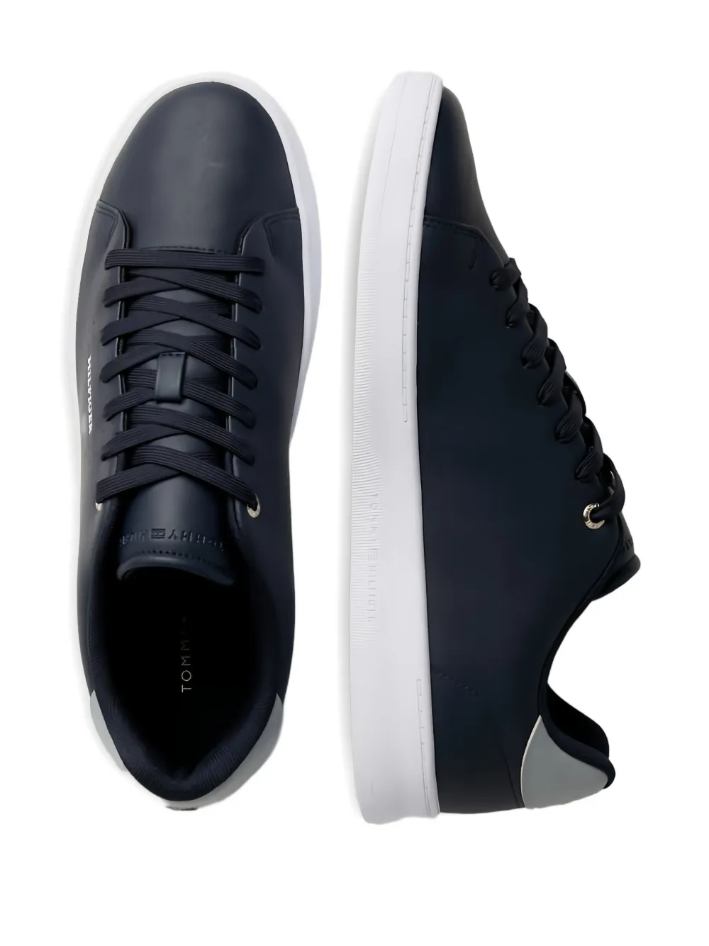 Tommy Hilfiger leather Cupsole sneakers Blue