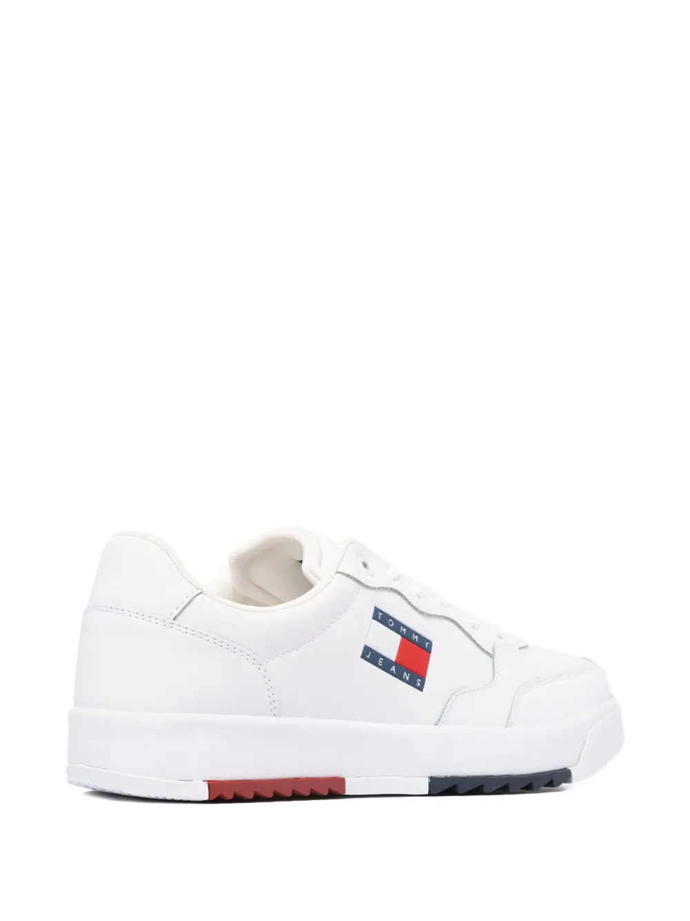 Tommy Jeans leather sneakers White