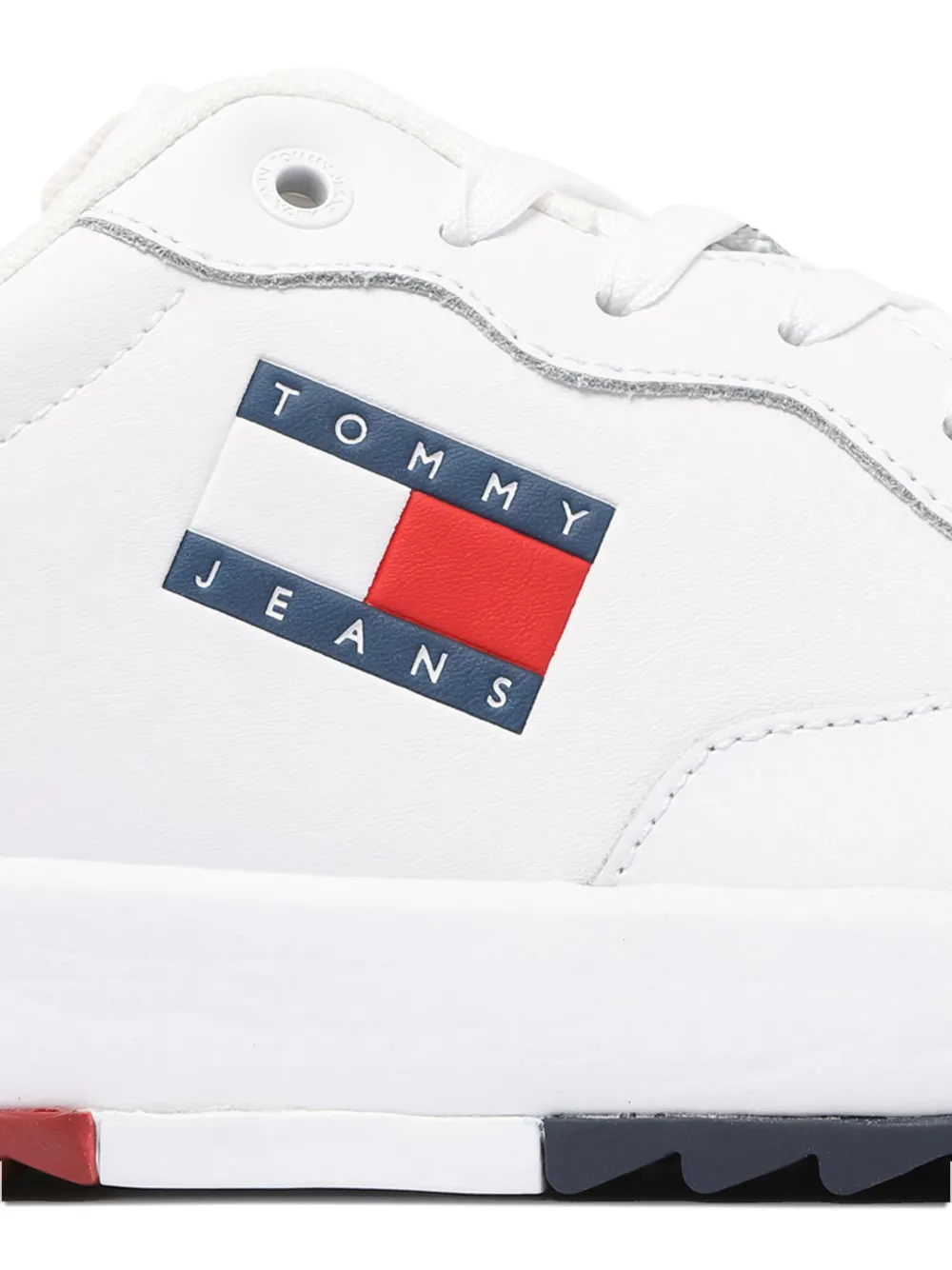 Tommy Jeans leather sneakers White