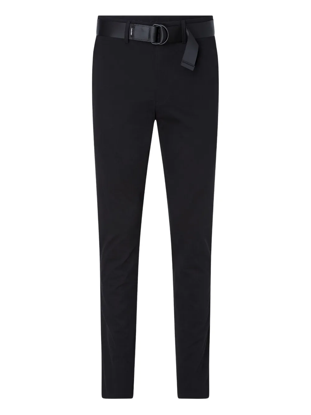 Calvin Klein slim-leg belted trousers | Black | Image 1