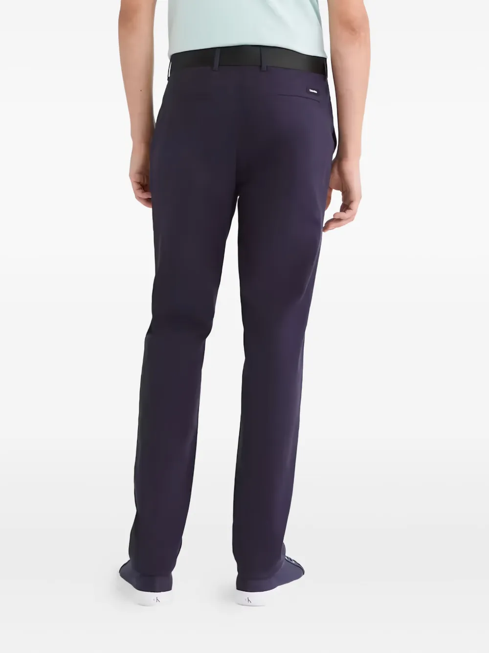 Calvin Klein Broek met ceintuur Blauw