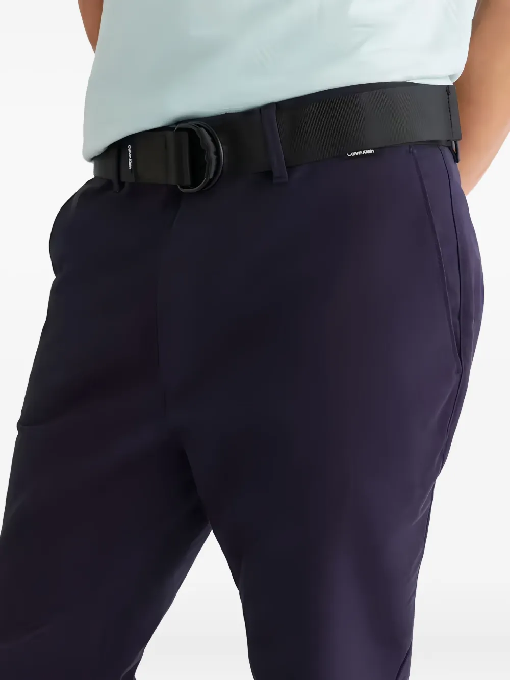Calvin Klein Broek met ceintuur Blauw