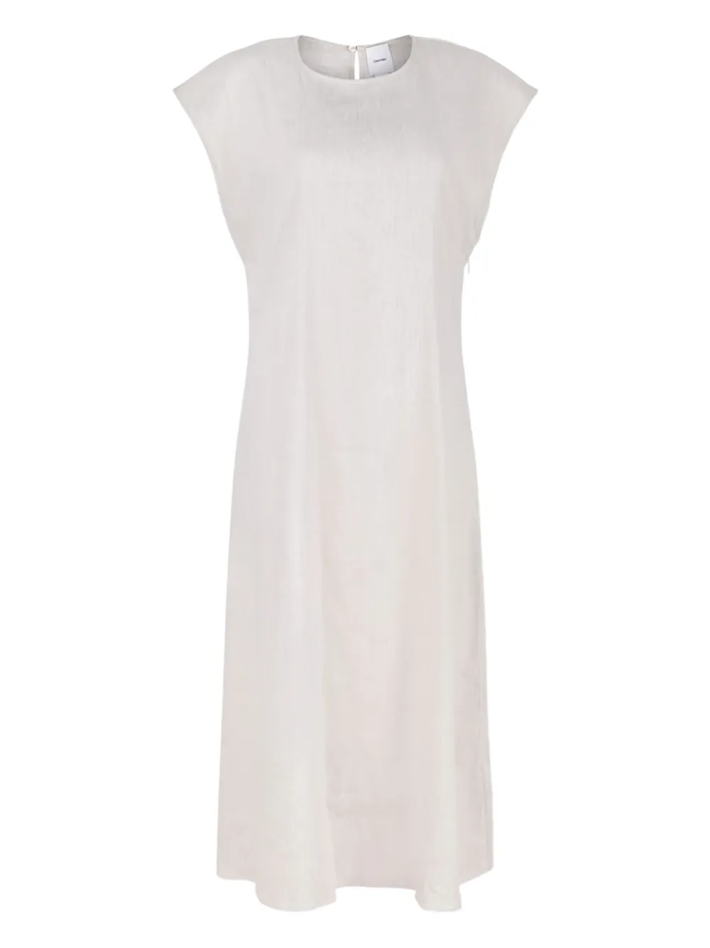 Calvin Klein vestido midi con abertura | neutro | Image 1