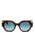 Face À Face tortoiseshell-effect sunglasses - Brown