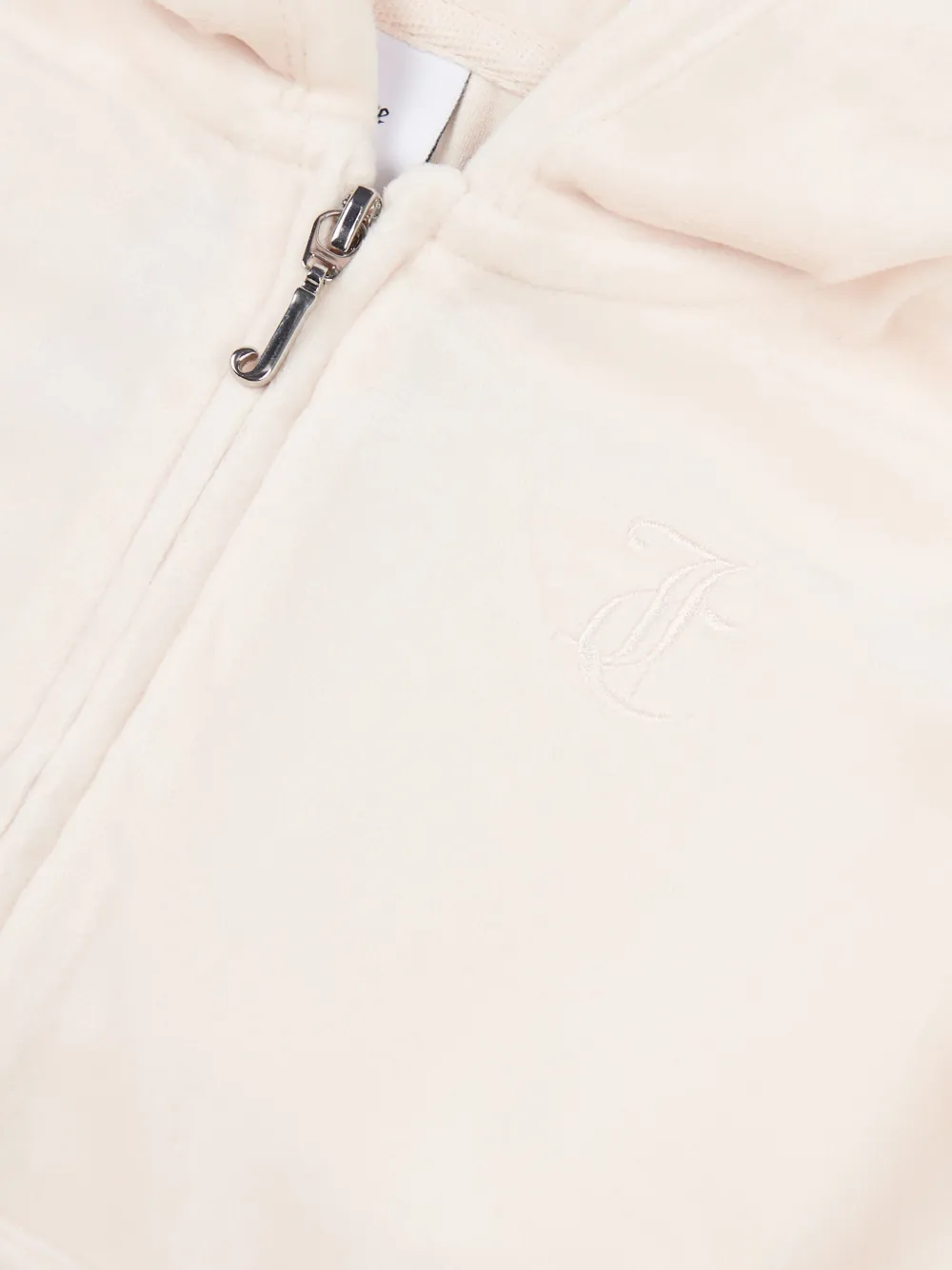 Juicy Couture Kids Hoodie met rits Beige