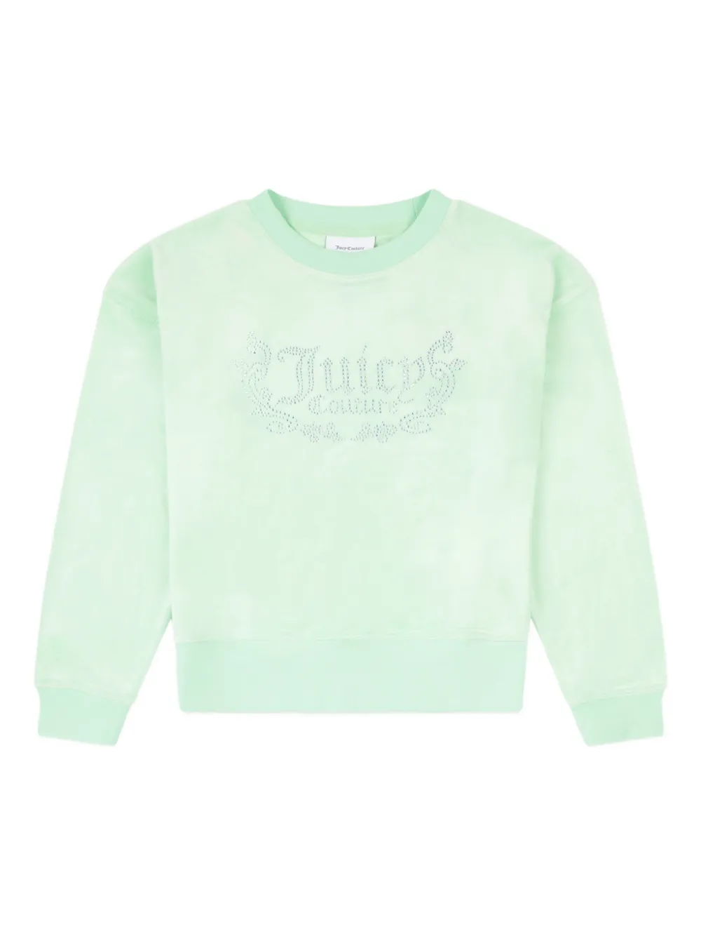 Shop Juicy Couture Rhinestone-embellished Sweatshirt