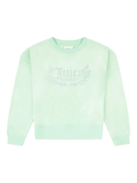 Juicy Couture Kids rhinestone-embellished sweatshirt