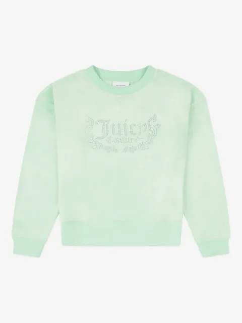 Juicy Couture Kids rhinestone-embellished sweatshirt