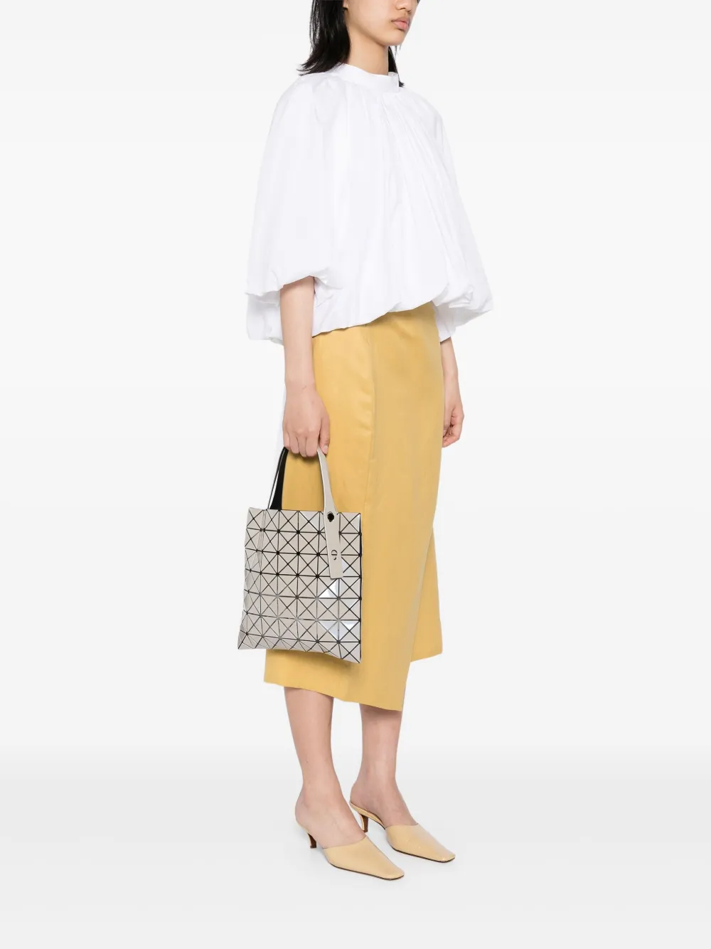 Bao Bao Issey Miyake Metallic Prism shopper - Grijs