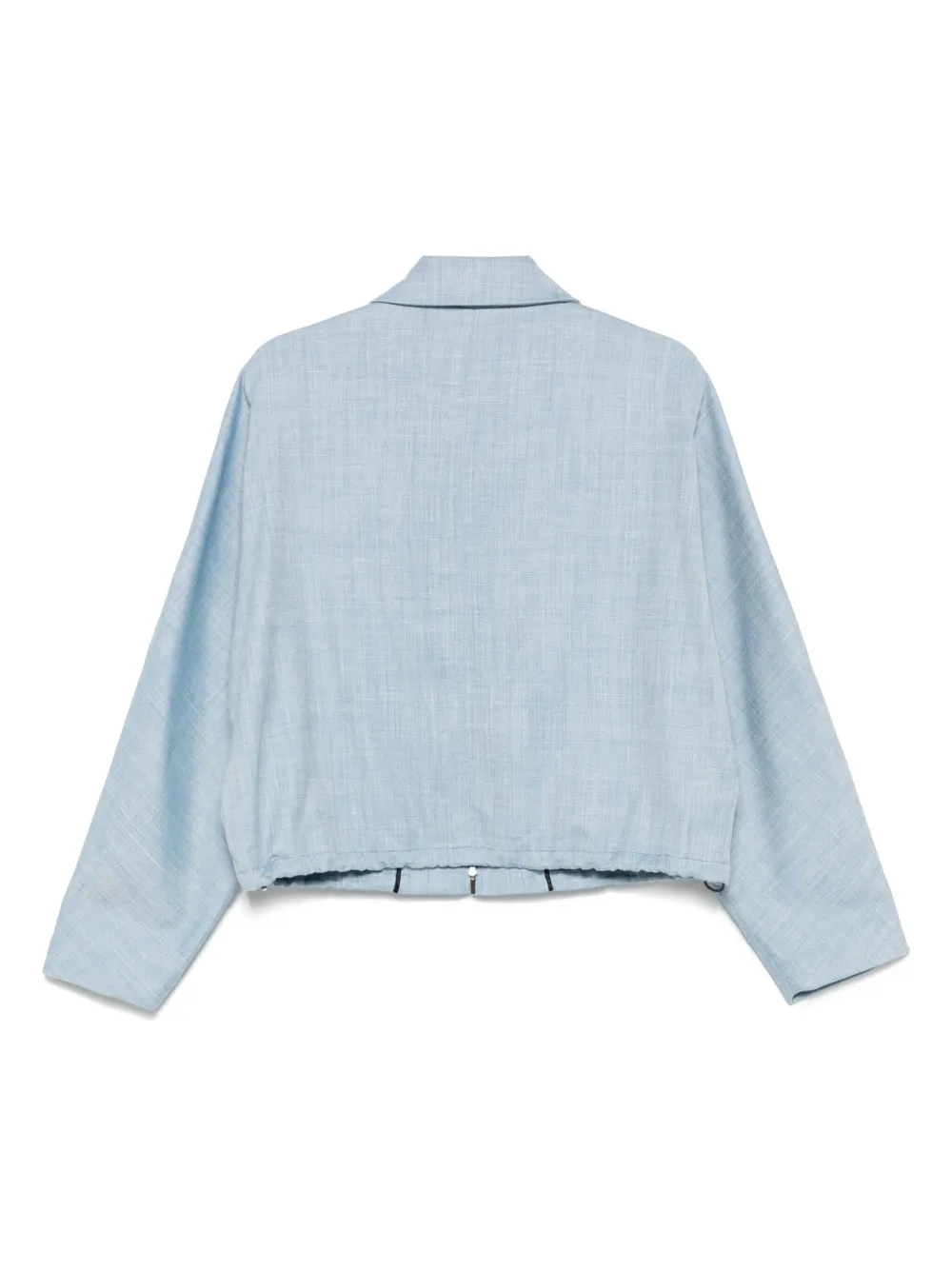 Ferragamo Cropped bomberjack Blauw