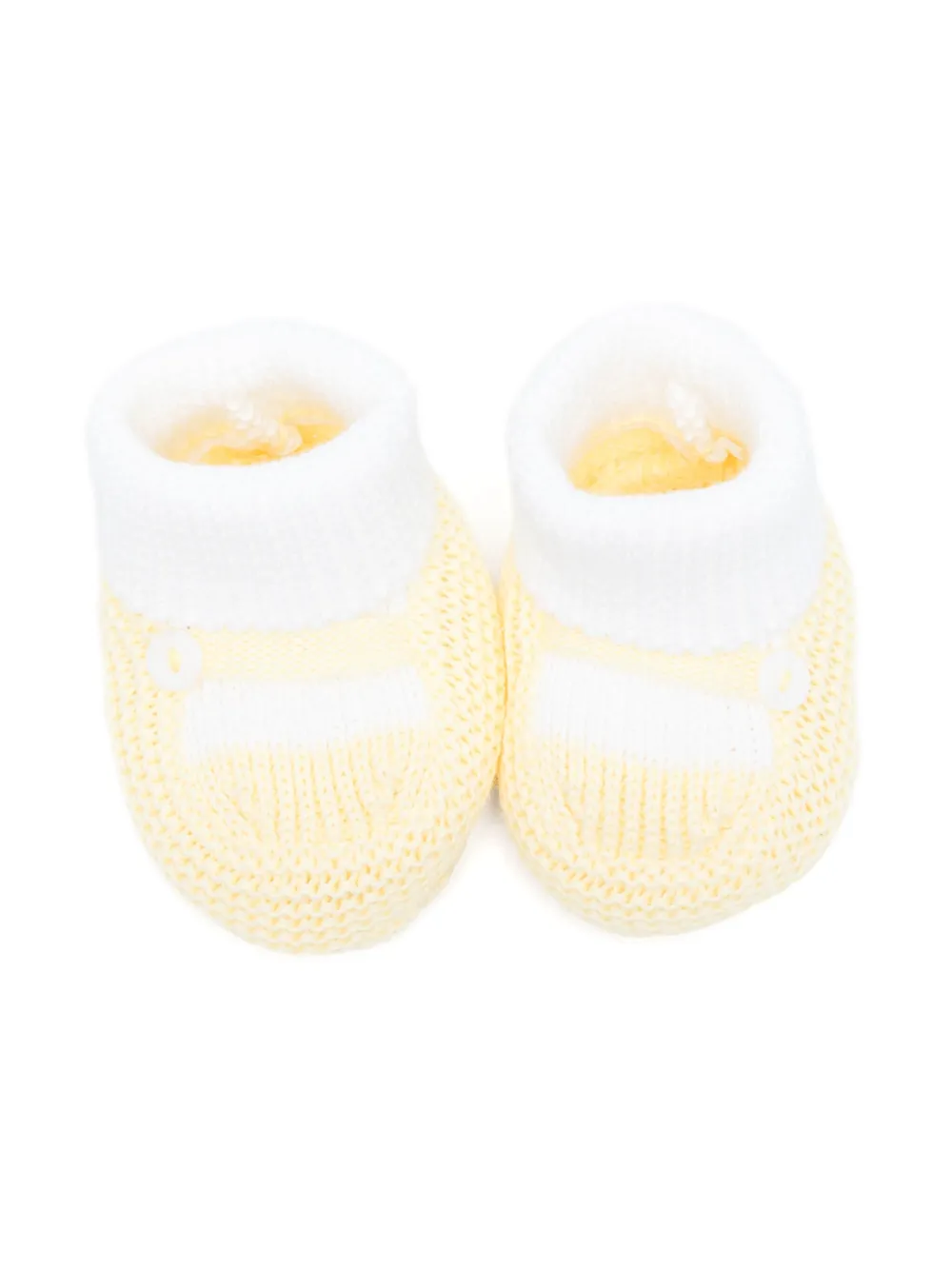Little Bear knitted pre-walkers White