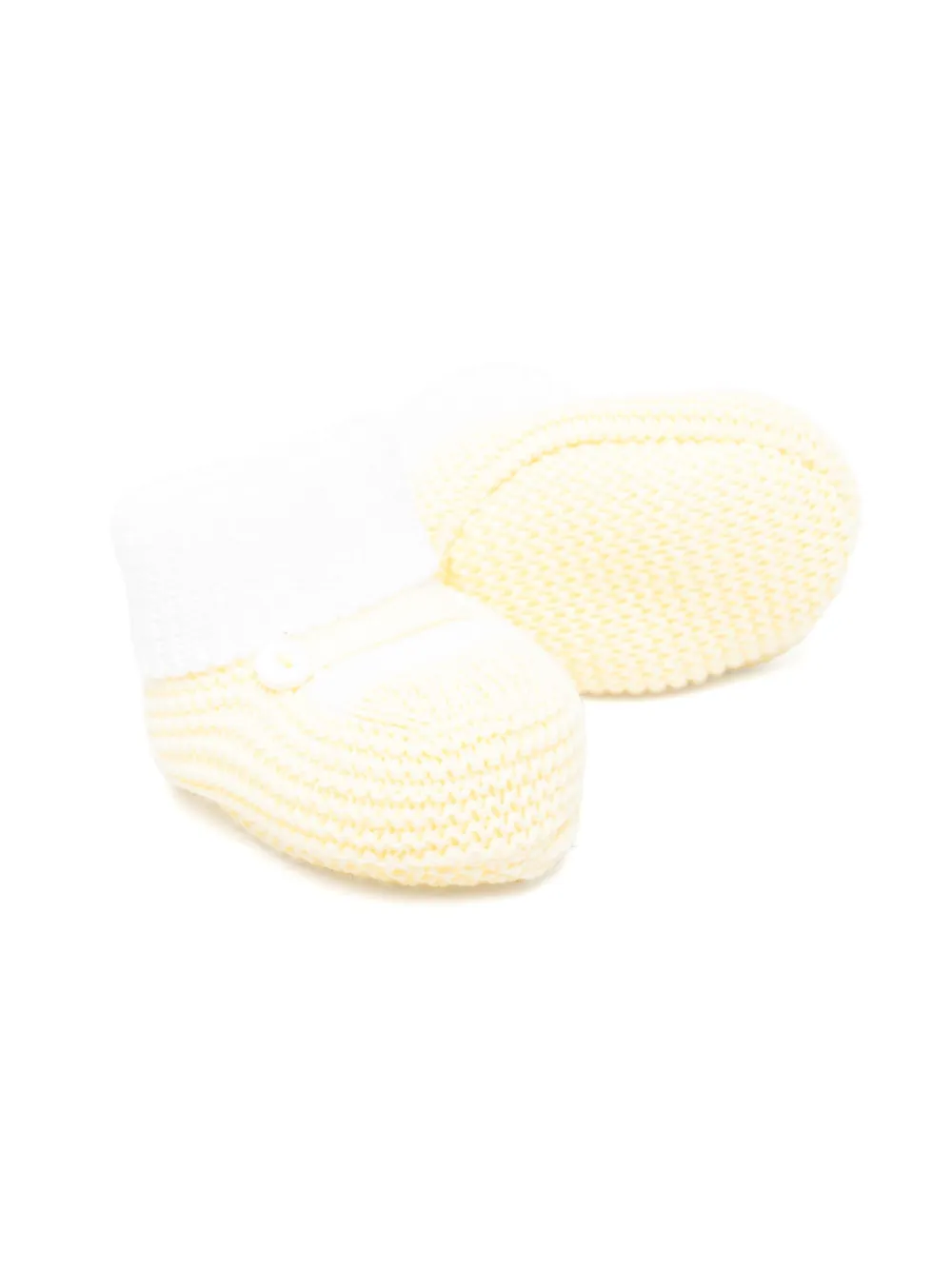 Little Bear knitted pre-walkers White