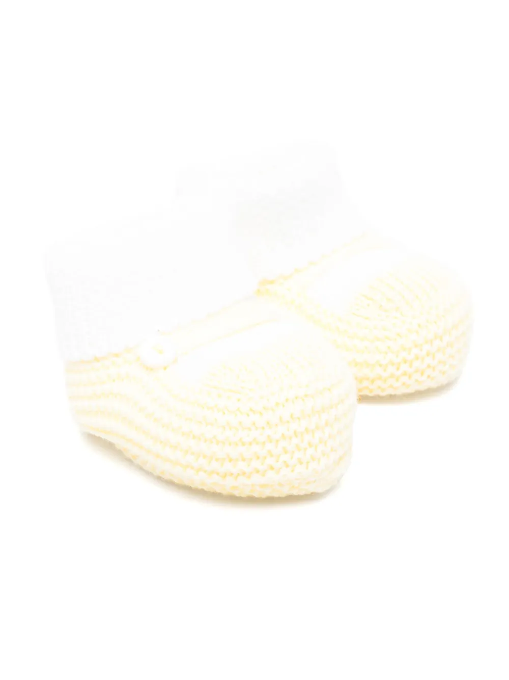 Little Bear knitted pre-walkers White