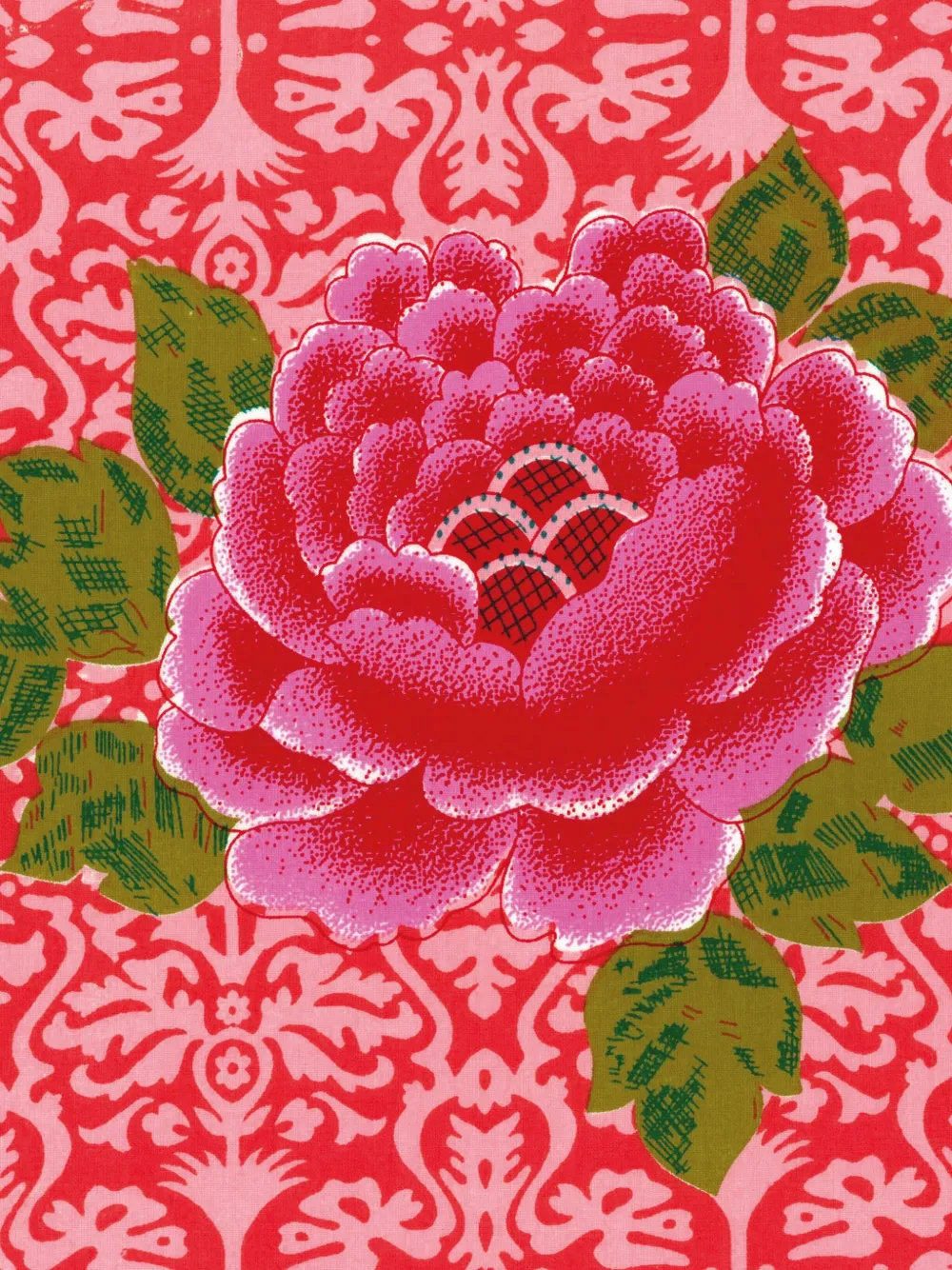 Lisa Corti Table Linens Coral Uni In Pink