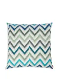 Missoni Home Watamu chevron-pattern cushion - White