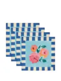 Lisa Corti Nizam Stripes napkins (set of four) - Blue