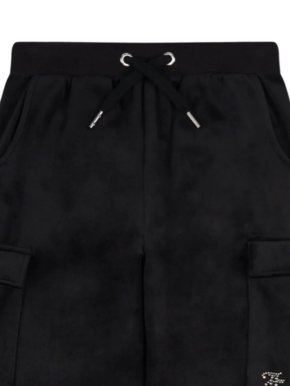 Juicy Couture Kids Cargo broek met logo Zwart